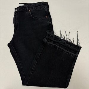 Zara The Ness Cropped Flare Jeans